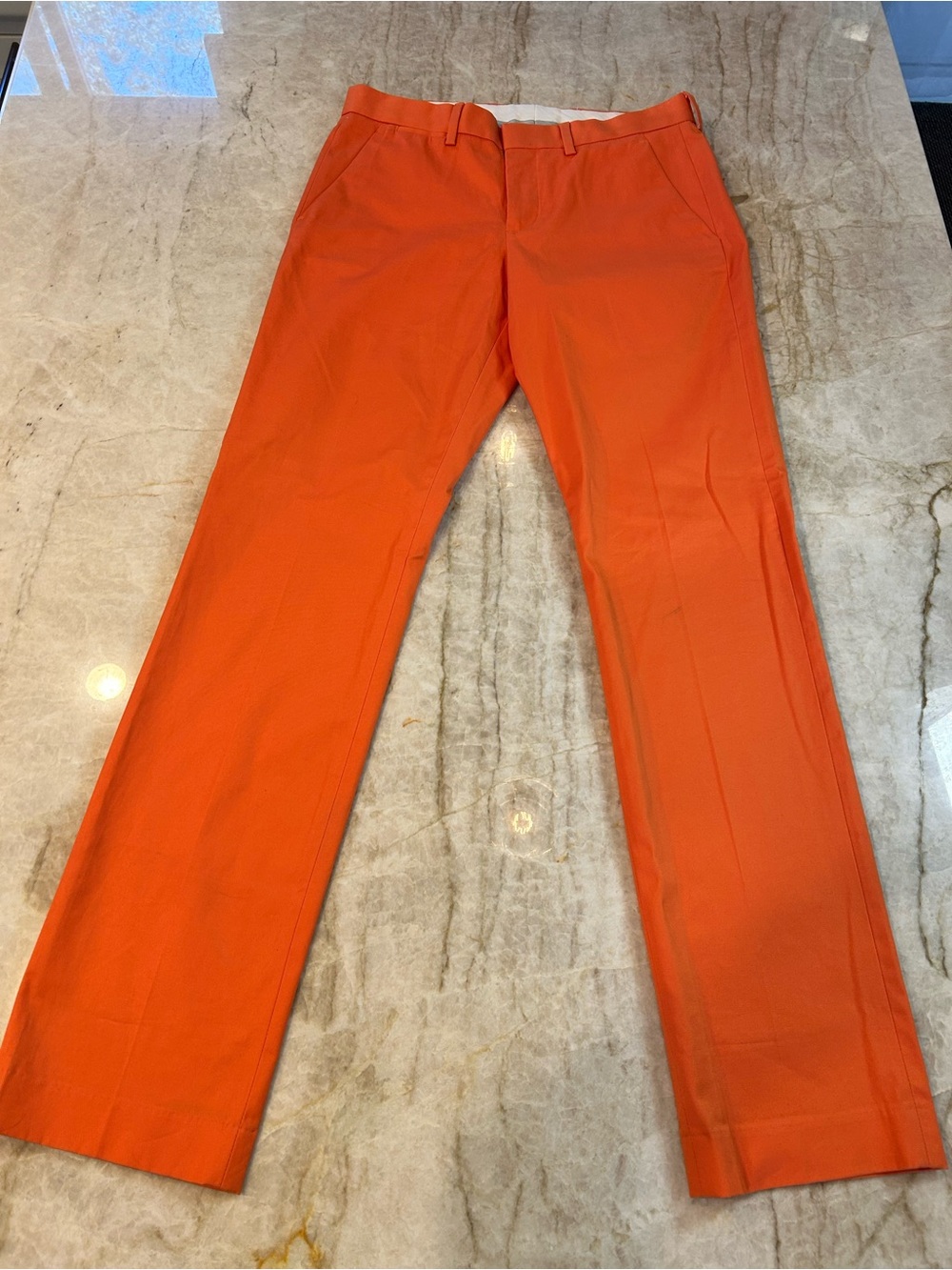 Express Photographer Orange Pants Women’s 28x32 Stretch Chino